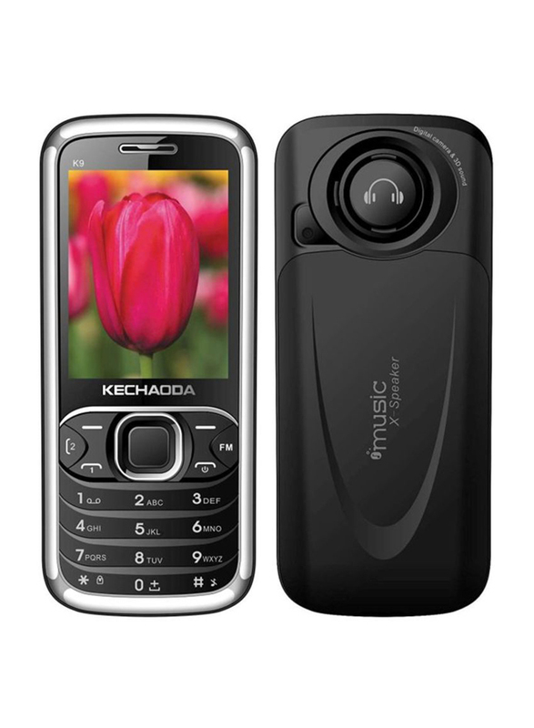 

Kechaoda K9 32MB Black, 2G GSM, Dual Sim Normal Mobile Phone