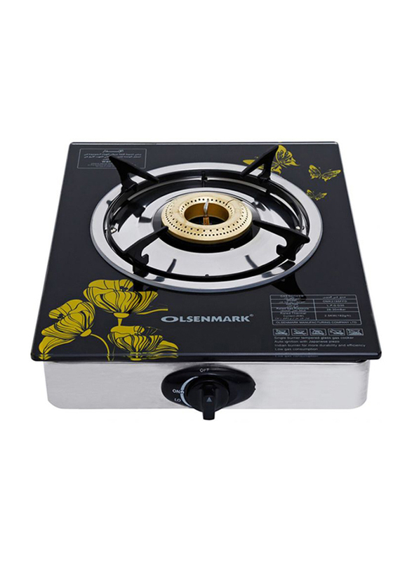 

Olsenmark Single Gas Burner, OMK2195, Black/Silver