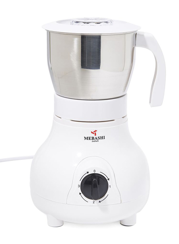

Mebashi Coffee Grinder, 600W, ME-CG2283, White/Silver
