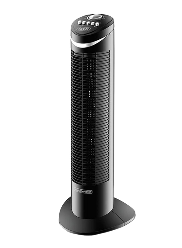 Black+Decker Tower Fan, 50W, TF50-B5, Black