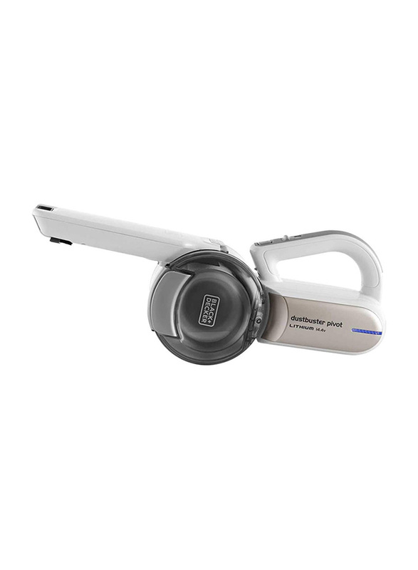 Black and Decker 14.4V MPP Pivot Dustbuster Cordless Hand Vacuum Cleaner, PV1420L-B5, Champagne
