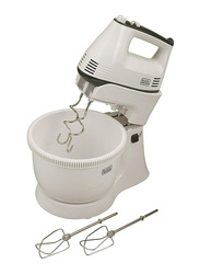 Black+Decker Bowl and Stand Mixer, 300W, M700-B5, White