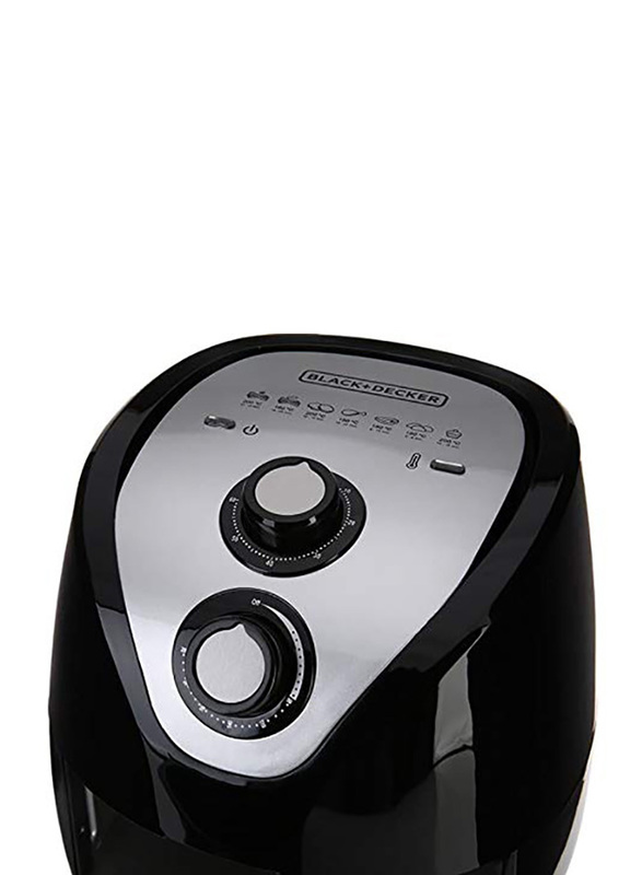 Black+Decker 2.5L Aero Fry Air Fryer, 1500W, AF200-B5, Black
