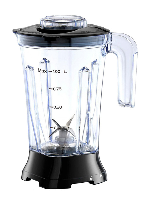 Black+Decker Grater Mill, 400W, with Grinder and Extra Jar Blender, BL415-B5, Black