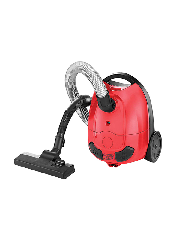 Black and Decker 1000W Bagged Upright Vacuum Cleaner, 1L VM1200-B5, Red