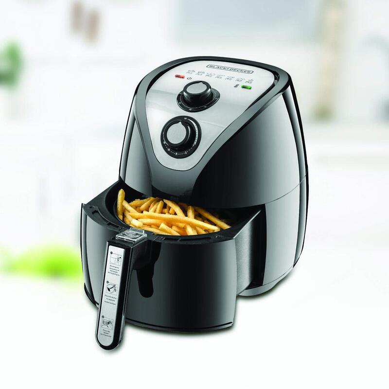 Black+Decker 2.5L Aero Fry Air Fryer, 1500W, AF200-B5, Black