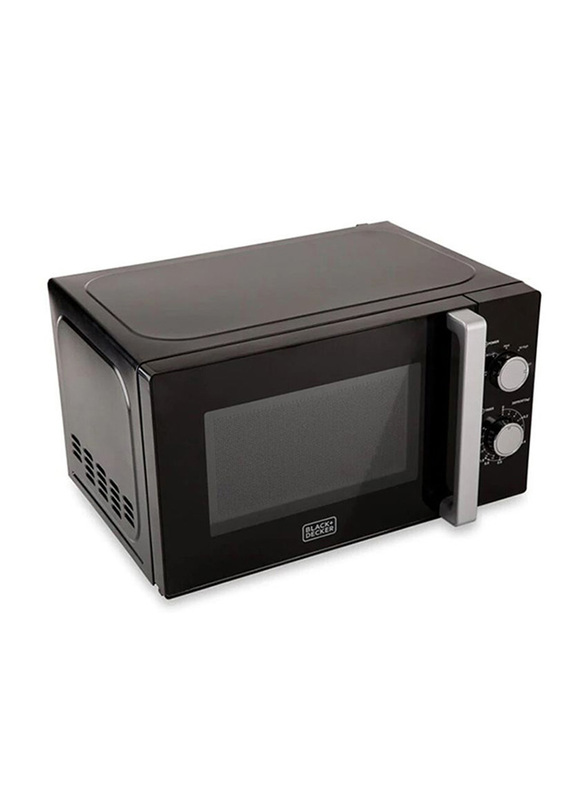 Black+Decker 20L Microwave Oven, 700W, MZ2010P-B5, Black