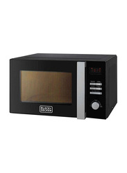 Black+Decker 28L Microwave Oven, 700W, with Grill, MZ2800PG-B5, Black