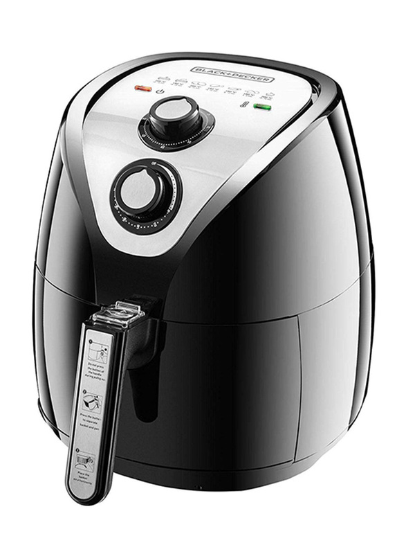 Black+Decker 2.5L Aero Fry Air Fryer, 1500W, AF200-B5, Black