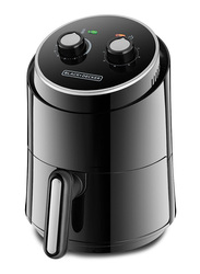 Black+Decker 1.5L Aero Fry 500g Mini Air Fryer, 1230W, AF100-B5, Black