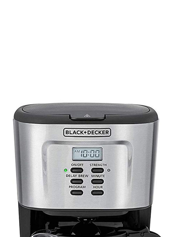 Black+Decker Programmable Coffee Maker, 900W, DCM85-B5, Black