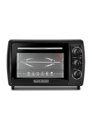 Black+Decker 19L Toaster Oven, 1380W, with Double Glass, TRO19RDG-B5, Black