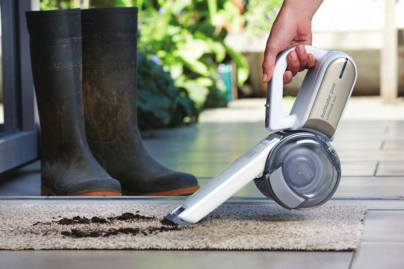 Black and Decker 14.4V MPP Pivot Dustbuster Cordless Hand Vacuum Cleaner, PV1420L-B5, Champagne