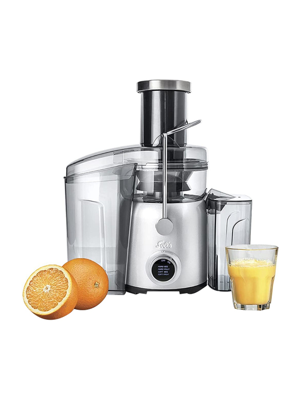 

Solis Juice Fountain Compact Juicer, 8451, 1200W, Silver