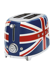 Smeg 50's Retro Style Aesthetic 2 Slice Toaster, 950W, Multicolour
