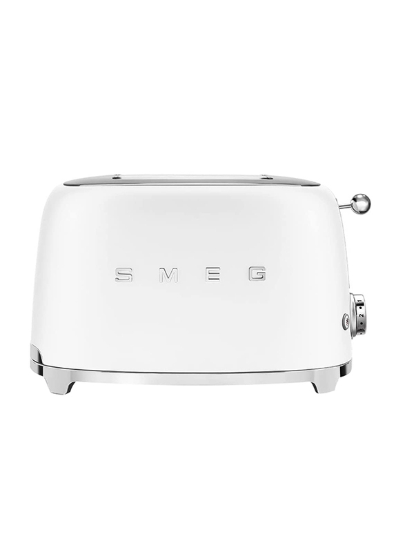 

Smeg 50's Retro Style Aesthetic 2 Slice Toaster, 950W, Matte White
