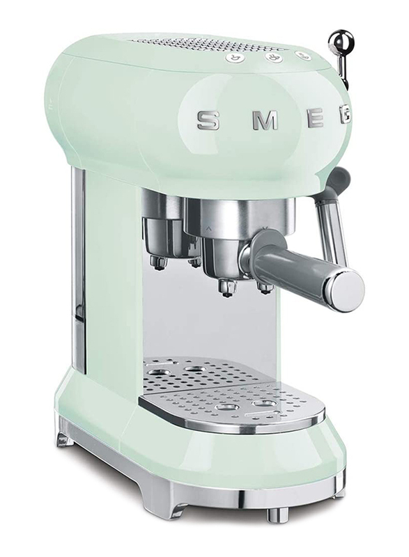 

Smeg 50's Retro style Aesthetic Espresso Coffee Machine, 1350W, Pastel Green