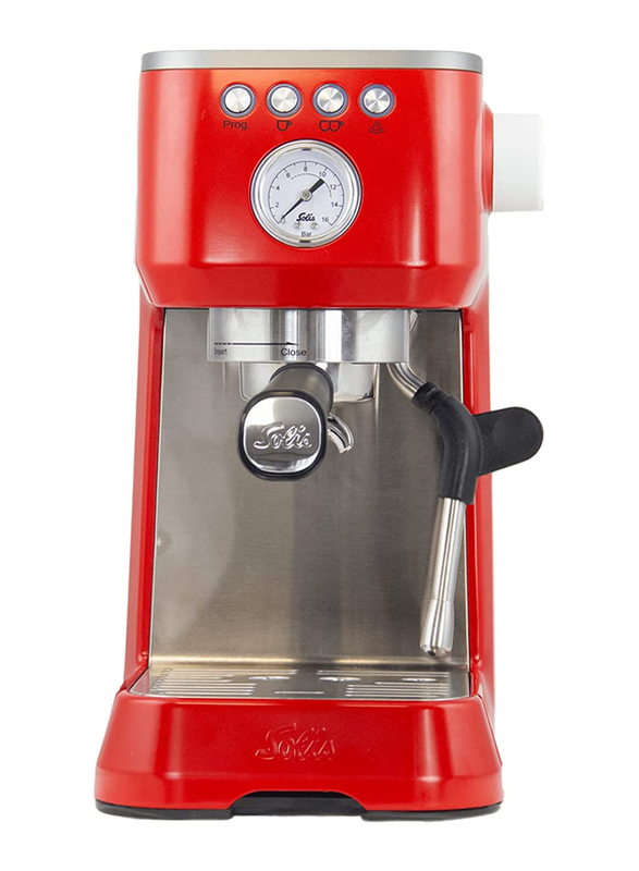 

Solis Barista Perfetta Plus Coffee Maker, 1700W, Red