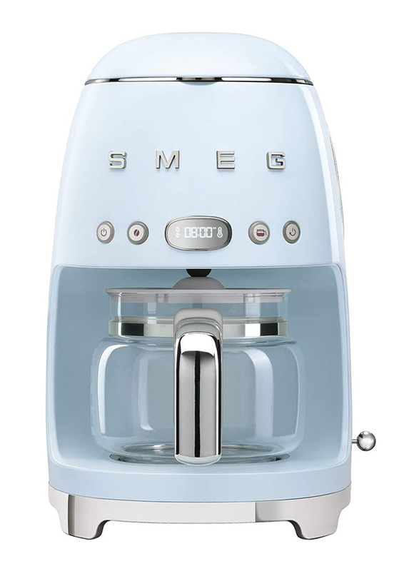 

Smeg 50’s Retro Style Drip Coffee Machine, 1050W, Pastel Blue