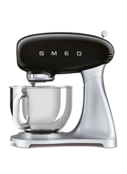 Smeg 50's Retro Style Aesthetic Stand Mixer, 800W, SMF02, Black