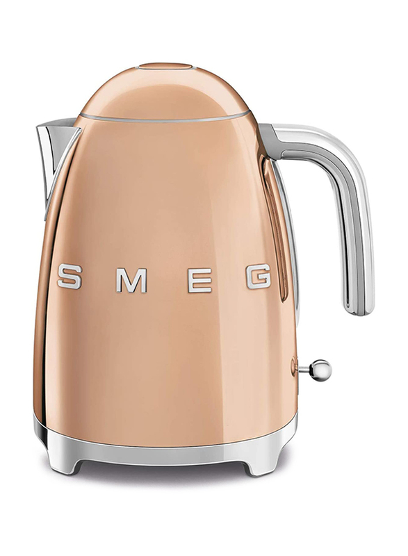 

Smeg 50's Retro Style Aesthetic 1.7L Electric Stainless Steel Kettle, 3000W, Rose Gold