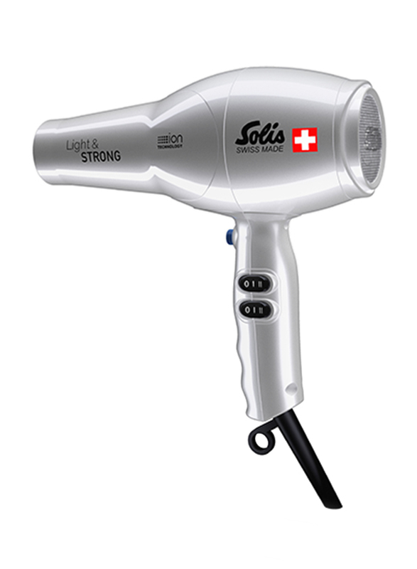 Solis Light & Strong Hair Dryer, Type 442, Silver