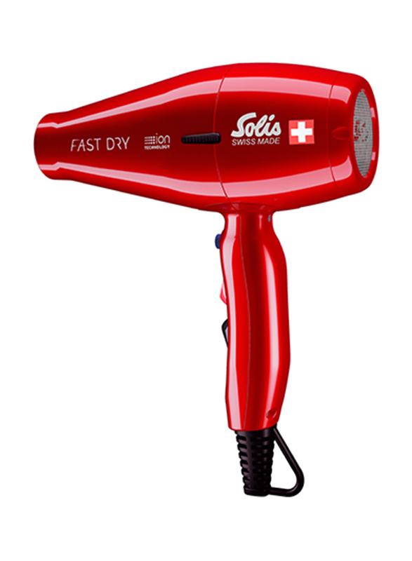 

Solis Fast Dry Hair Dryer, Type 381, Red
