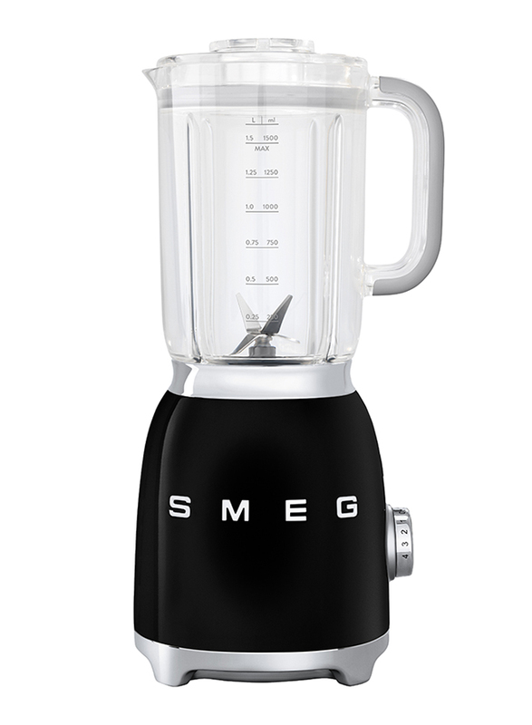 Smeg 50's Retro Style Aesthetic Blender, 800W, Black
