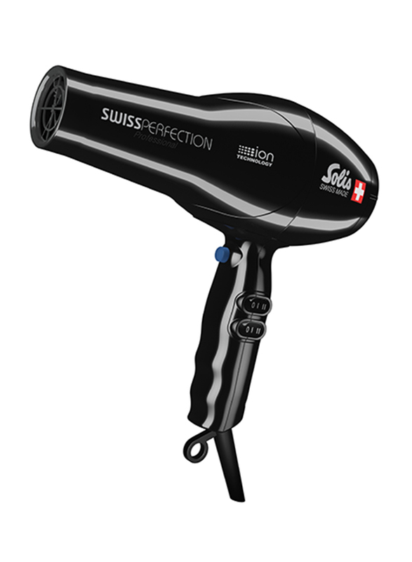 Solis Swiss Perfection Hair Dryer, Type 440, Black