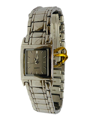 Eliz Analog Watch for Women with Stainless Steel Band, 15-7704L, Silver-Grey