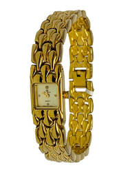 Everswiss Analog Watch for Women with Stainless Steel Band, 7505L, Gold-Off White