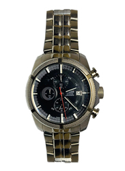 Cruiser Analog Watch for Men with Stainless Steel Band, C2665, Silver-Black