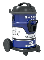 Sharp 1800W Drum Vacuum Cleaner, 18L, EC-CA1820-Z, Blue
