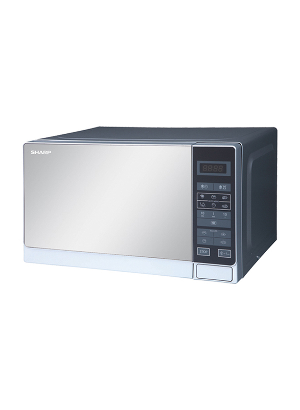 

Sharp 20L Microwave Oven, 800W, R-20MT-S, Black/Silver