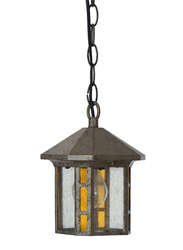 Salhiya Lighting Outdoor Hanging Ceiling Light, E27 Bulb Type, OH9701, Black
