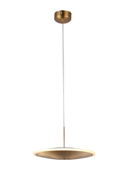 Salhiya Lighting Modern LED Cymbal Pendant Light, Gold
