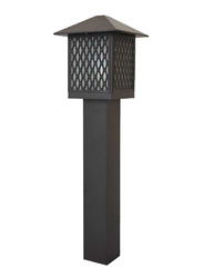 Salhiya Lighting Bollard Light, E27 Bulb Type, Polycarbonate Diffuser, 143106, Brown