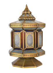 Salhiya Lighting Arabic Table Lamp, E27 Bulb Type, DT0815, Gold/Brown
