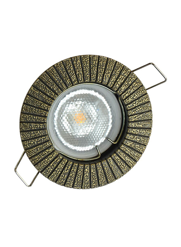 Salhiya Lighting Spotlight Frame, LED Bulb Type, Round Fixed, AL1462GAB, Bronze