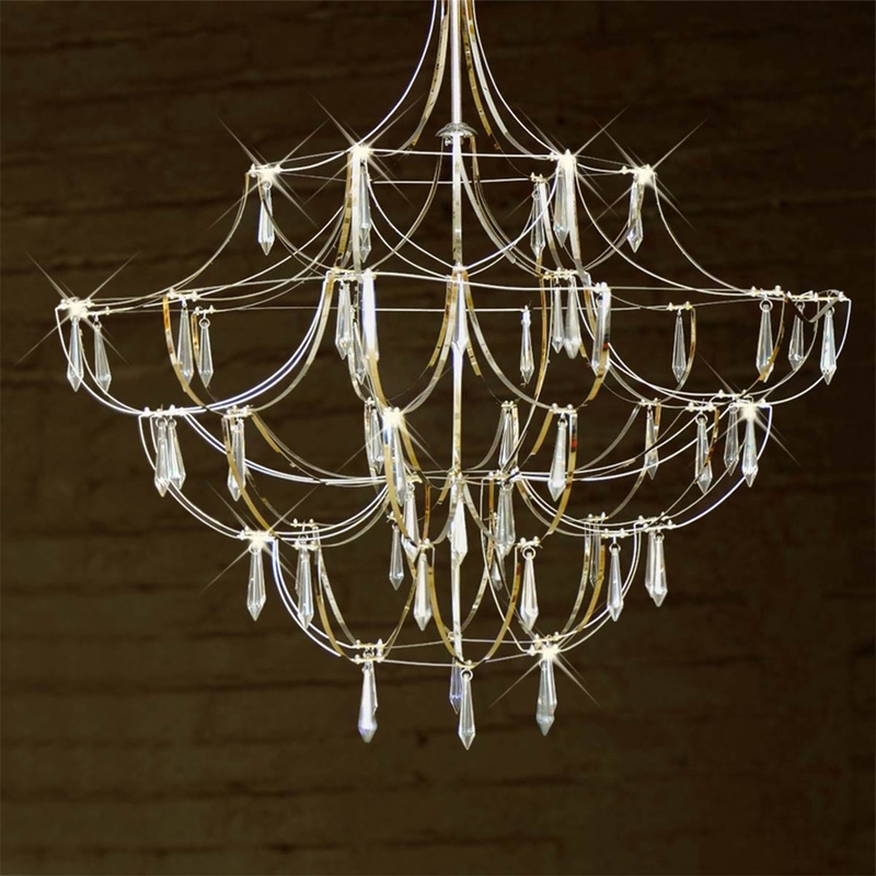 Salhiya Lighting Modern Stylish Chandelier Light, LED Bulb Type, D170611, Chrome