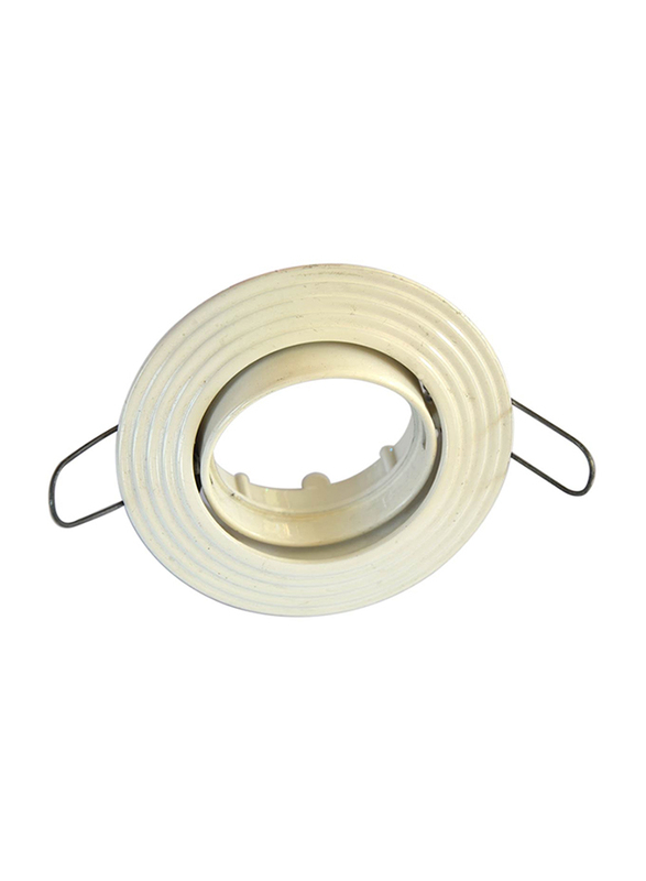 Salhiya Lighting Spotlight Frame, GU10 Bulb Type, Oval Movable, R110, White