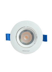 Megaman 3000K Movable 36° Direct Spotlight, 7W, Warm White