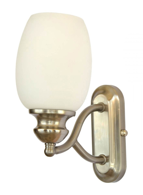 Salhiya Lighting Indoor Wall Sconce, 7015, Satin Nickel