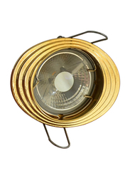 Salhiya Lighting Spotlight Frame, LED Bulb Type, Oval Fixed, R112, Gold