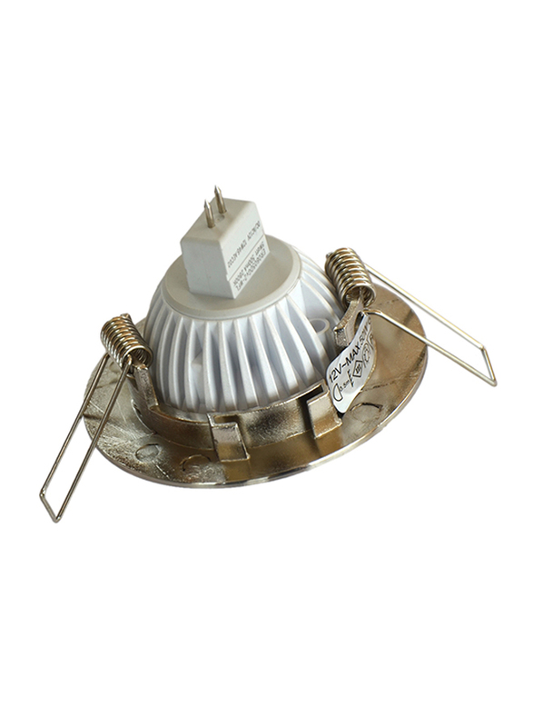 Salhiya Lighting Spotlight Frame, LED Bulb Type, Round Fixed, AL146NM, Chrome