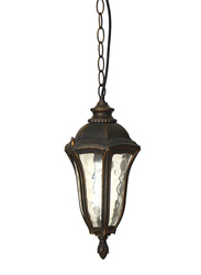 Salhiya Lighting Outdoor Hanging Ceiling Light, E27 Bulb Type, 0145H, Bronze
