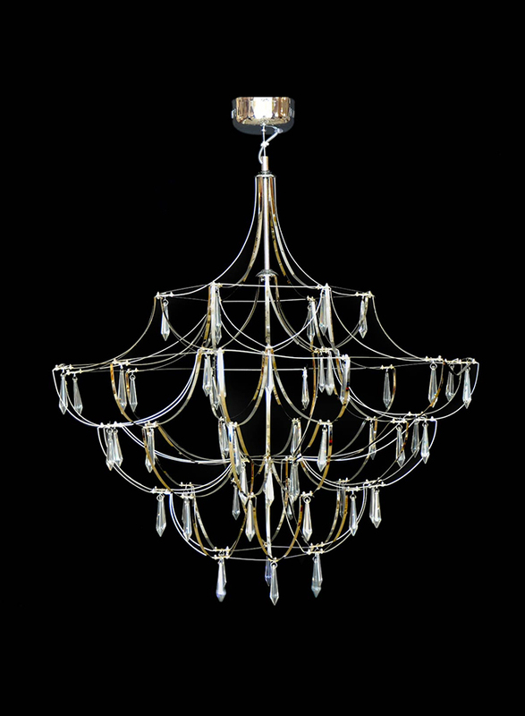 Salhiya Lighting Modern Stylish Chandelier Light, LED Bulb Type, D170611, Chrome