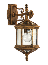 Salhiya Lighting Outdoor Wall Light, E27 Bulb Type, OW021, Black Gold