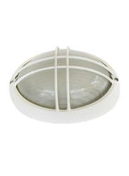 Salhiya Lighting Indoor/Outdoor Wall Bulkhead Light, E27 Bulb Type, P843S, White