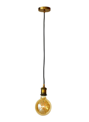 Salhiya Lighting Veronica Suspension Indoor Metal Hanging Pendant Light, E27 Bulb Type, Retro Style, 60/19, Gold Copper